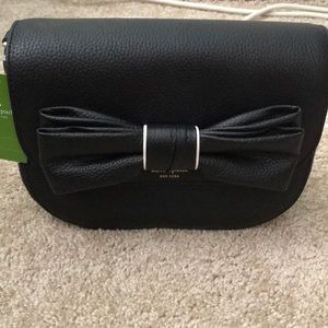 Black Kate spade crossbody purse